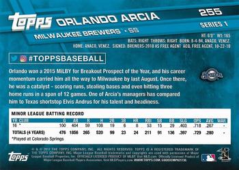 2017 Topps - All-Star Game 2017 #255 Orlando Arcia Back