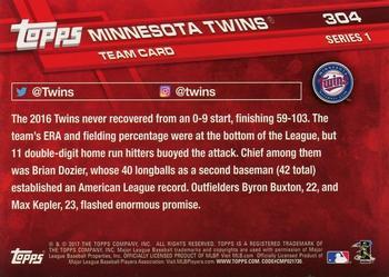 2017 Topps - All-Star Game 2017 #304 Minnesota Twins Back