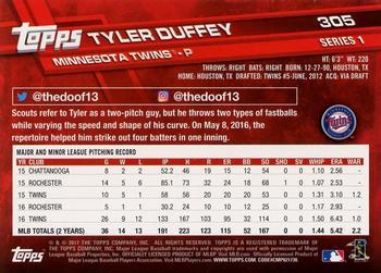 2017 Topps - All-Star Game 2017 #305 Tyler Duffey Back