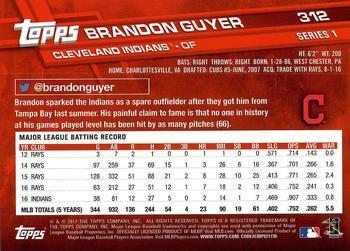 2017 Topps - All-Star Game 2017 #312 Brandon Guyer Back