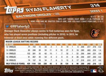 2017 Topps - All-Star Game 2017 #314 Ryan Flaherty Back