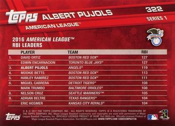 2017 Topps - All-Star Game 2017 #322 Albert Pujols Back