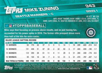 2017 Topps - All-Star Game 2017 #343 Mike Zunino Back