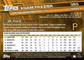 2017 Topps - All-Star Game 2017 #383 Adam Frazier Back