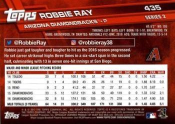 2017 Topps - All-Star Game 2017 #435 Robbie Ray Back