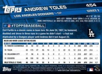 2017 Topps - All-Star Game 2017 #454 Andrew Toles Back