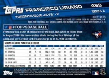 2017 Topps - All-Star Game 2017 #469 Francisco Liriano Back