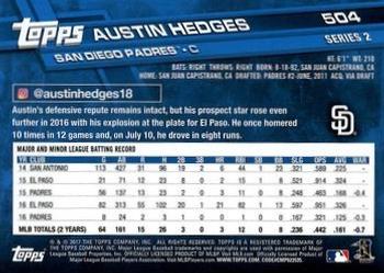 2017 Topps - All-Star Game 2017 #504 Austin Hedges Back
