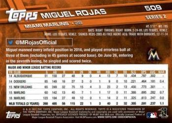 2017 Topps - All-Star Game 2017 #509 Miguel Rojas Back