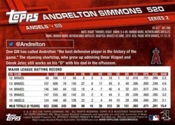2017 Topps - All-Star Game 2017 #520 Andrelton Simmons Back
