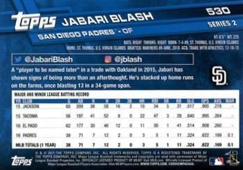 2017 Topps - All-Star Game 2017 #530 Jabari Blash Back