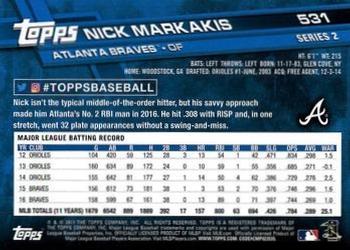 2017 Topps - All-Star Game 2017 #531 Nick Markakis Back