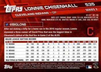 2017 Topps - All-Star Game 2017 #535 Lonnie Chisenhall Back