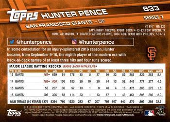 2017 Topps - All-Star Game 2017 #633 Hunter Pence Back