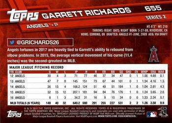 2017 Topps - All-Star Game 2017 #655 Garrett Richards Back