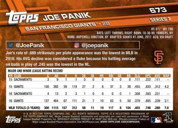 2017 Topps - All-Star Game 2017 #673 Joe Panik Back