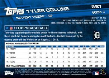 2017 Topps - All-Star Game 2017 #687 Tyler Collins Back