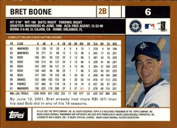 2002 Topps - Topps Limited #6 Bret Boone Back