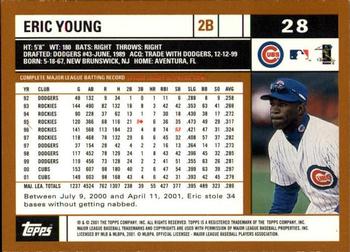 2002 Topps - Topps Limited #28 Eric Young Back