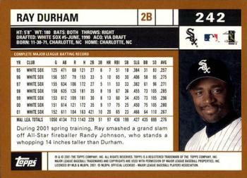 2002 Topps - Topps Limited #242 Ray Durham Back