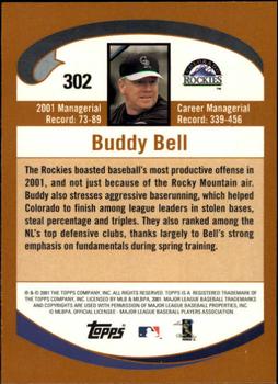 2002 Topps - Topps Limited #302 Buddy Bell Back