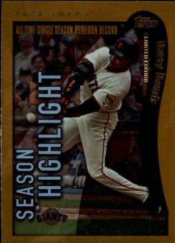 2002 Topps - Topps Limited #336 Barry Bonds Front