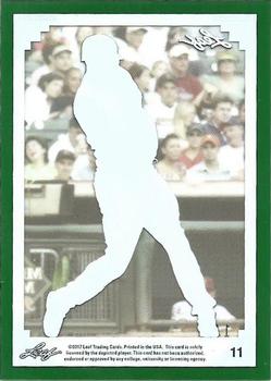 2017 Leaf Best of Baseball - Green Acetate #11 Ken Griffey, Jr. Back
