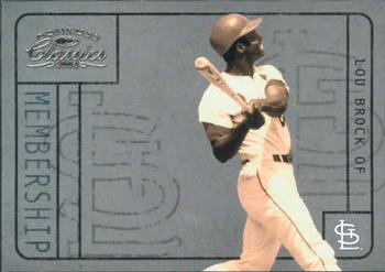 2004 Donruss Classics - Membership #M-7 Lou Brock Front