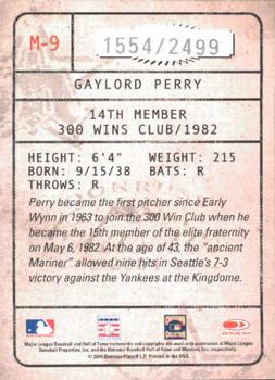 2004 Donruss Classics - Membership #M-9 Gaylord Perry Back