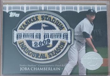 2009 Topps Yankee Stadium Opening Day - Yankee Stadium Patch #NYY-9 Joba Chamberlain Front