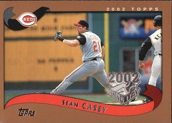 2002 Topps Opening Day #6 Sean Casey Front