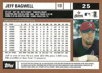 2002 Topps Opening Day #25 Jeff Bagwell Back
