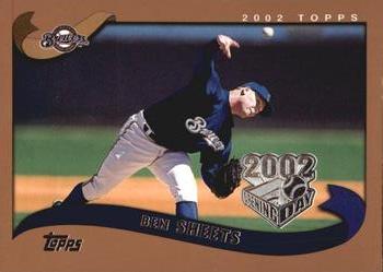 2002 Topps Opening Day #123 Ben Sheets Front