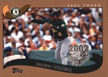 2002 Topps Opening Day #128 Miguel Tejada Front