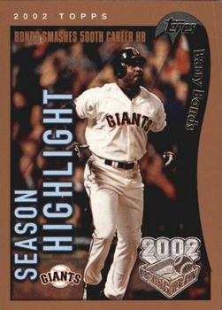2002 Topps Opening Day #160 Barry Bonds Front