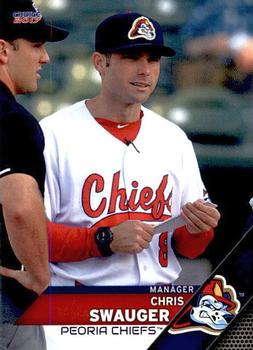 2017 Choice Peoria Chiefs #26 Chris Swauger Front