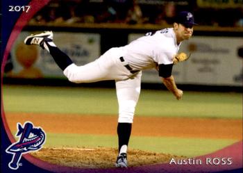 2017 Grandstand Pensacola Blue Wahoos #NNO Austin Ross Front