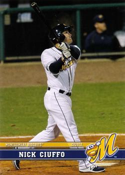 2017 Grandstand Montgomery Biscuits #NNO Nick Ciuffo Front