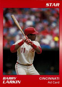 1988-92 Star Ad Cards #NNO Barry Larkin Front