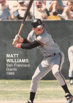 1989 Rookie Fever Series II (unlicensed) #7 Matt Williams Front