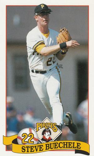 1992 Pittsburgh Pirates Fire Safety #NNO Steve Buechele Front