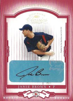 2004 Donruss Classics - Significant Signatures Red #203 Jamie Brown Front