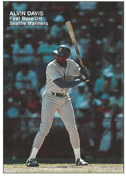 1991 Country Hearth Bread Seattle Mariners  #14 Alvin Davis Front