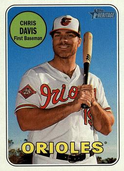 2018 Topps Heritage #15 Chris Davis Front