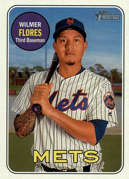 2018 Topps Heritage #19 Wilmer Flores Front