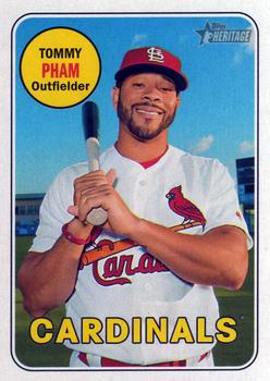 2018 Topps Heritage #26 Tommy Pham Front