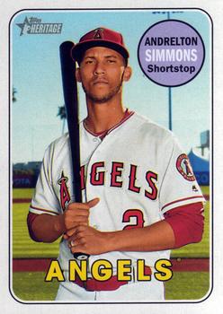 2018 Topps Heritage #29 Andrelton Simmons Front