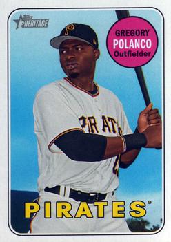 2018 Topps Heritage #44 Gregory Polanco Front