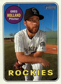 2018 Topps Heritage #76 Greg Holland Front