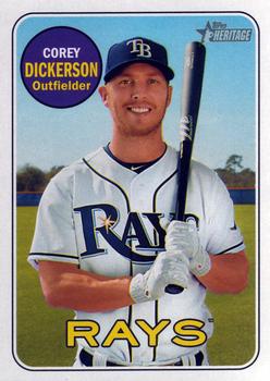 2018 Topps Heritage #88 Corey Dickerson Front